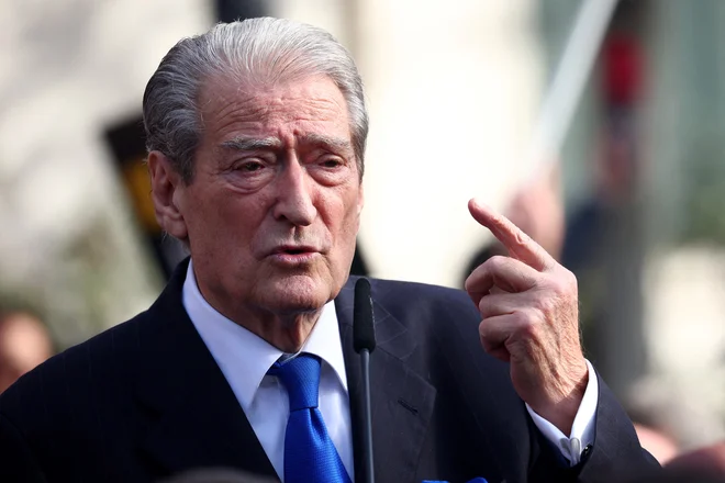 Sali Berisha. FOTO: Florion Goga/Reuters
