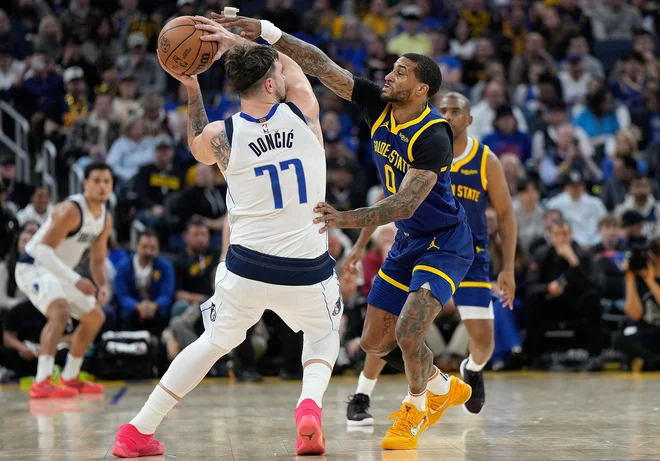 Luka Dončić je dosegel 39 točk. FOTO: Thearon W. Henderson/AFP
