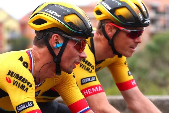 Primož Roglii in Rohan Dennis sta sodelovala na letošnjem Giru. FOTO: Luca Bettini/AFP