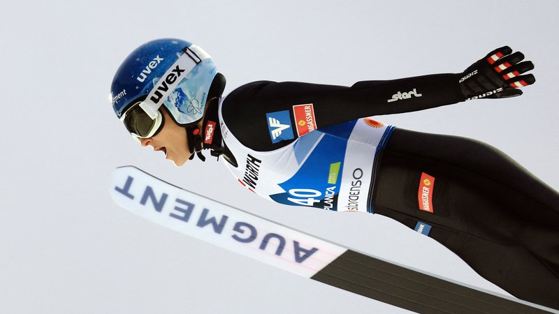 Fotografija: Eva Pinkelnig je bila najboljša na tekmi v Oberstdorfu. FOTO: Borut Živulović/Reuters