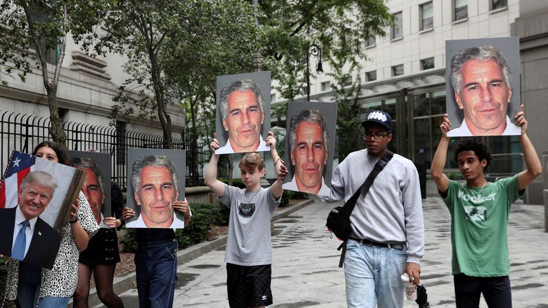 Fotografija: Demonstracije julija 2019 proti Epsteinu FOTO: Shannon Stapleton/Reuters