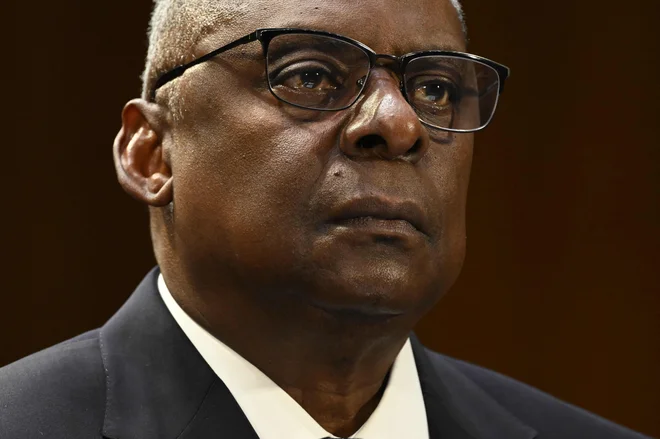 Ameriški obrambni minister Lloyd Austin. Foto Saul Loeb/Afp