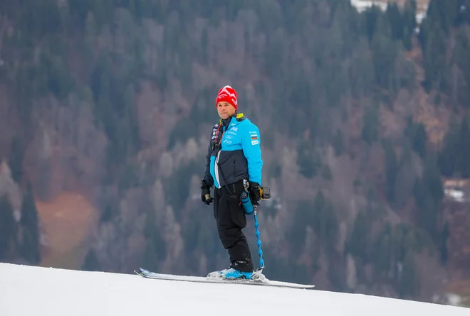 Janez Slivnik je imel v zadnjih kranjskogorskih dveh tednih polne roke dela. FOTO: Matej Družnik/Delo