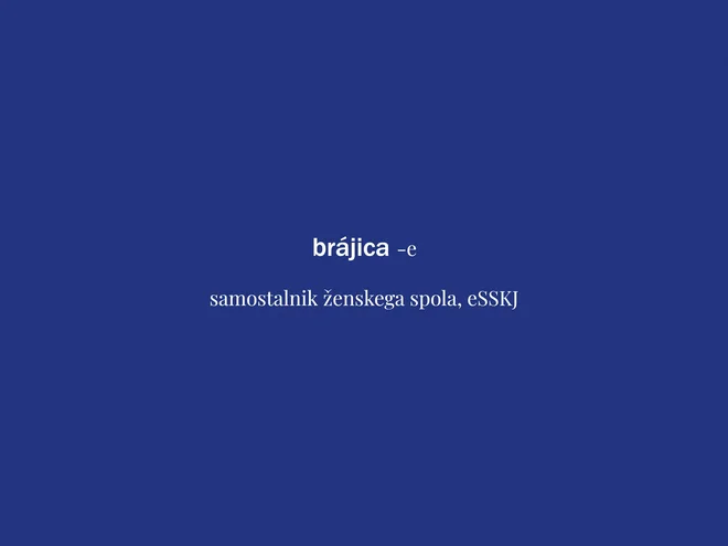 Beseda tedna je brajica. FOTO: Delo