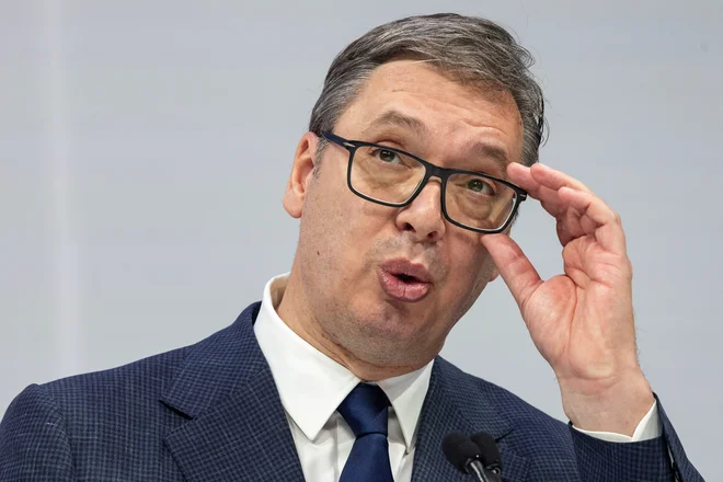 Oblast na čelu s SNS vse obtožbe o domnevni volilni kraji zavrača. FOTO: Marko Djurica/Reuters