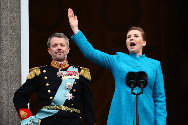 Novega kralja je razglasila danska premierka Mette Frederiksen. FOTO: Wolfgang Rattay/ Reuters