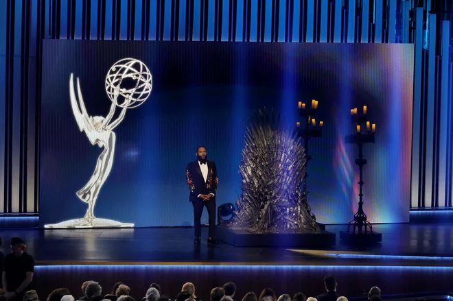 75. podelitev nagrad emmy je vodil Anthony Anderson. FOTO: Kevin Winter/AFP