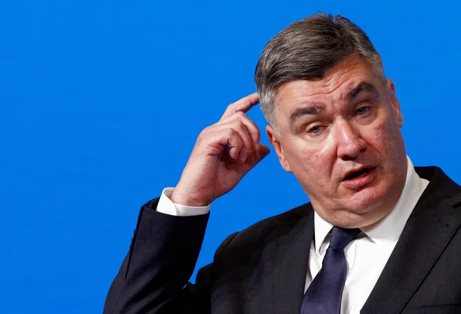 V uradu predsednika so v ponedeljek sporočili, da je spolna usmerjenost v domeni zasebnosti, a poudarili, »da to, da si gej, ni niti žalitev niti problem, razen če si del licemerne politične družine«. FOTO: Ognen Teofilovski/Reuters
