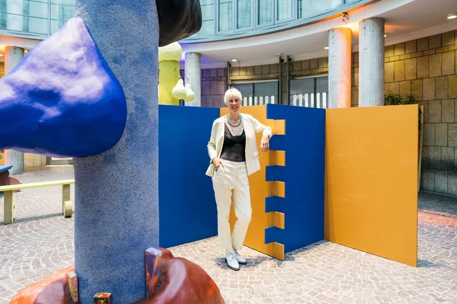 Maruša Sagadin trenutno kot gostujoča profesorica poučuje na oddelku za kiparstvo na Akademiji za likovno umetnost v Pragi. FOTO: Tetyana Lux