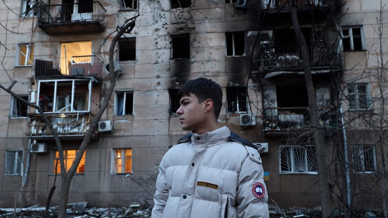 Fotografija: Od začetka vojne v Ukrajini mineva že 693 dni. FOTO: Oleksandr Gimanov/Afp
