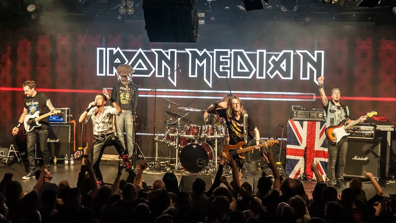 Fotografija: Iron Median so slovenski poklon Iron Maiden. FOTO: Jadran Tomšič