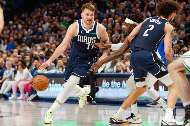 Luka Dončić je bil vnovič najučinkovitejši Dallasov košarkar. FOTO: Andrew Dieb/USA Today Sports