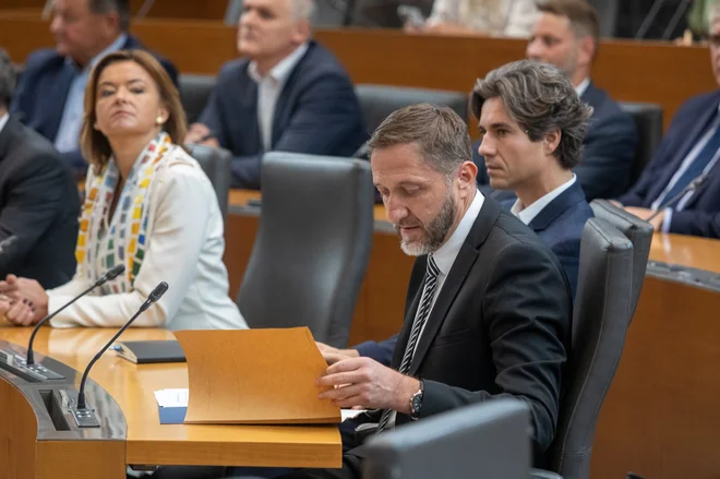Vlada ima trenutno sicer podpredsednico in podpredsednika, in sicer Tanjo Fajon, ministrico za zunanje in evropske zadeve, ter Luko Mesca, ministra za delo, družino, socialne zadeve in enake možnosti. FOTO: Voranc Vogel/Delo