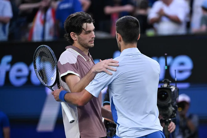 Taylor Fritz je nudil dober odpor, proti Đokoviću bi potreboval čudež. FOTO: William West/AFP