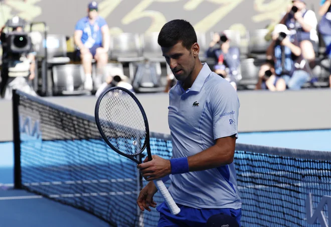Novak Đoković v Avstraliji ne bo osvojil rekordnega 25. grand slama. FOTO: Ciro De Luca/Reuters