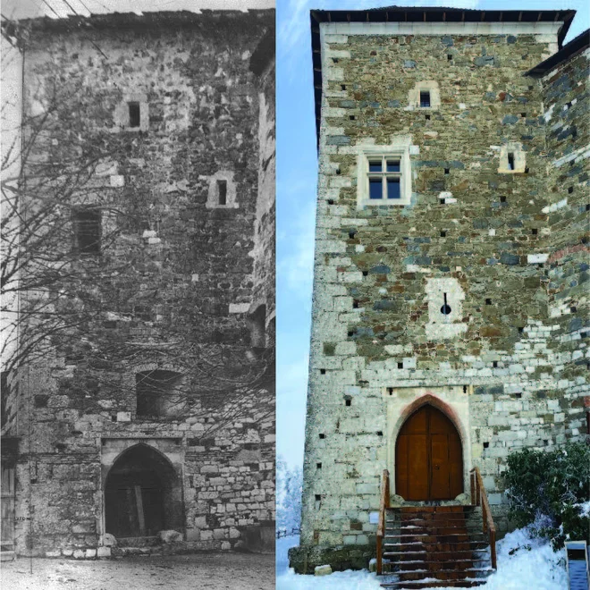 Kazemate pred obnovo in po njej FOTO: Arhiv biroja Ambienti