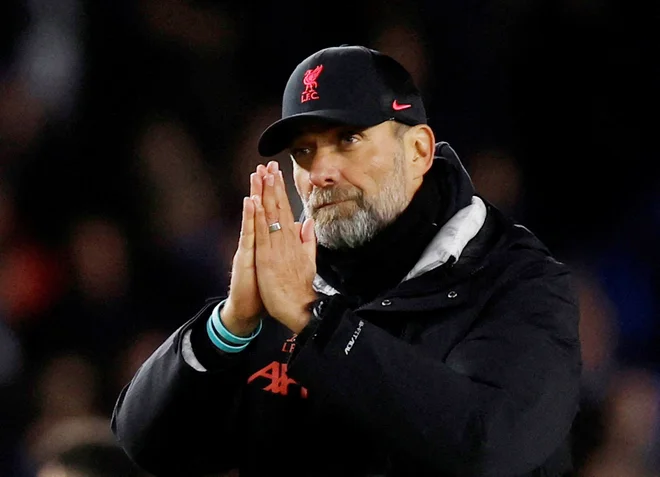 Jurgen Klopp zapušča Liverpool. FOTO: Andrew Couldridge/Reuters