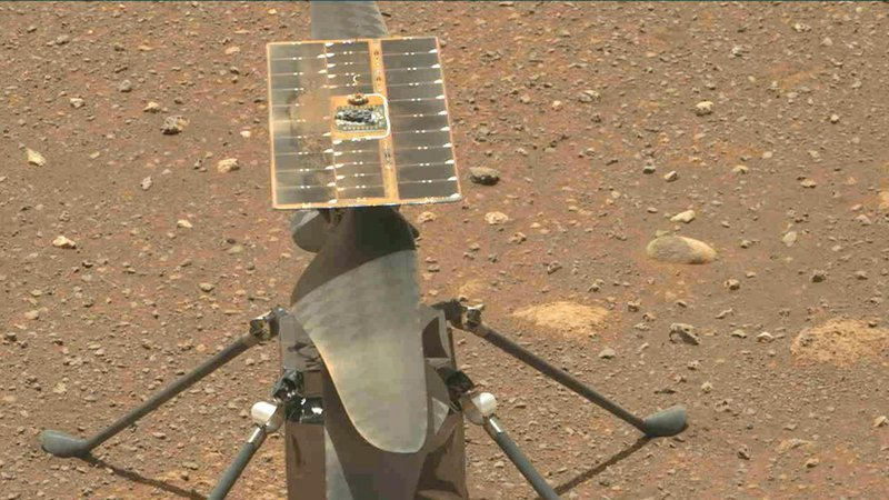 Fotografija: Ingenuity na Marsu FOTO: JPL/Nasa

 