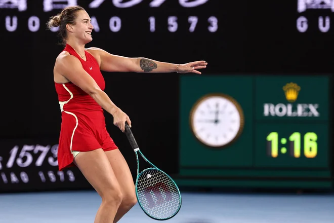 Arina Sabalenka FOTO: David Gray/AFP