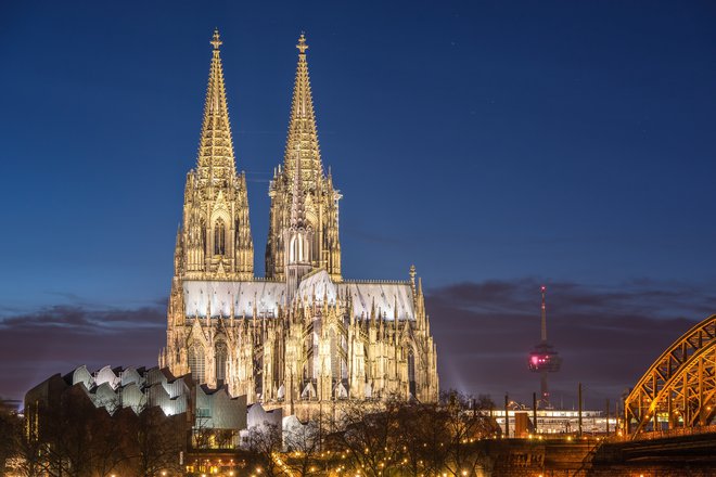 Katedrala v Kölnu je najvišja v Evropi. FOTO: Reuters