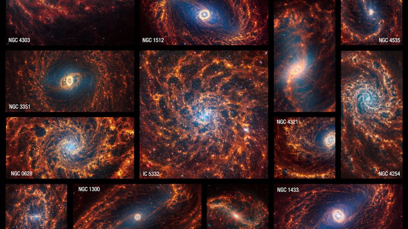 Fotografija: 19 spiralnih galaksij FOTO: Nasa/Esa/CSA/Reuters

 