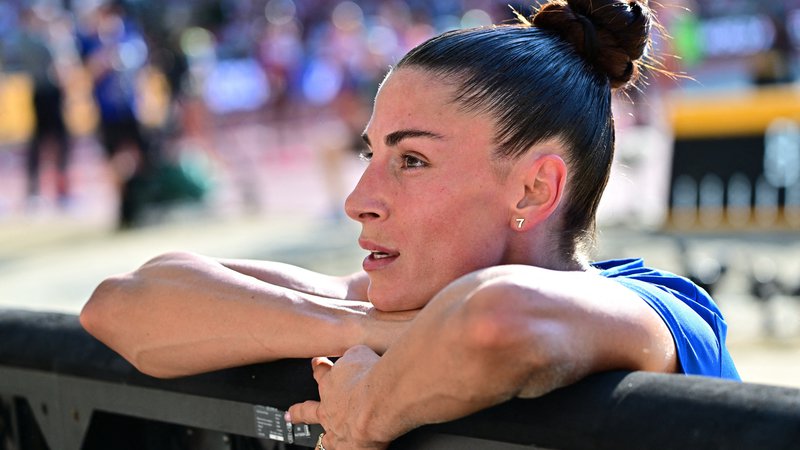 Fotografija: Ivana Španović je četrtič postala najboljša športnica v Srbiji. FOTO: Marton Monus/Reuters