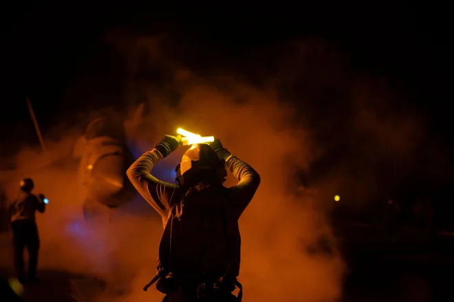 Po navedbah ameriške vojske so omenjena štiri brezpilotna letala nameravali uporabiti hutijevci. FOTO: Afp