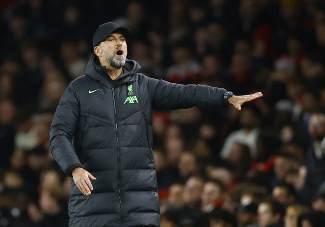 Jürgen Klopp je doživel poraz v Londonu. FOTO: John Sibley/Reuters