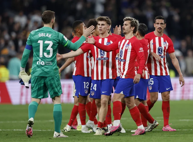 Jan Oblak je zdaj tujec z največ nastopi v dresu Atletica. FOTO: Juan Medina/Reuters