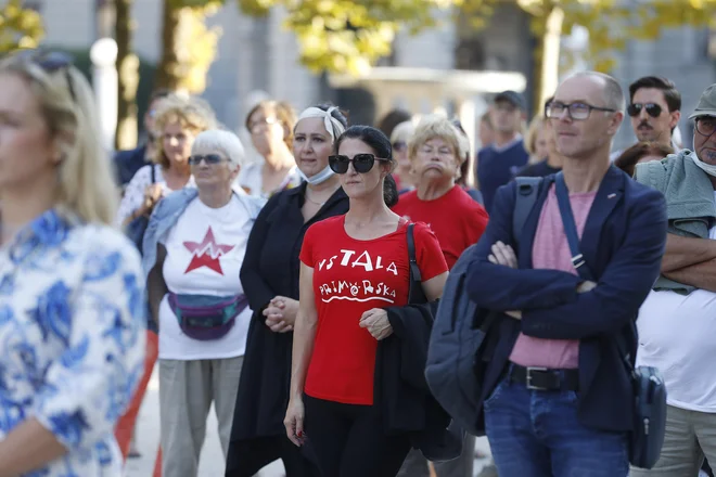 Pobudniki preimenovanja so poudarili, da Primorci od nekdaj praznujejo praznik priključitve -  in ne vrnitve - Primorske k matični domovini, saj gre za ustreznejši izraz z vidika zgodovinskih dejstev. FOTO:  Leon Vidic/Delo