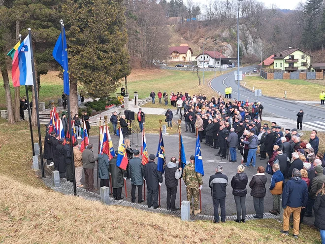 Slovesnost na Stranicah pri Frankolovem je letos pripravila občina Slovenske Konjice. FOTO: Špela Kuralt/Delo