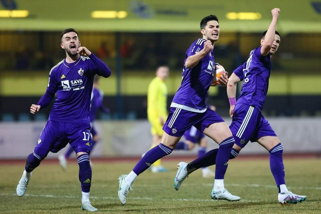 Vijolični so razveselili svoje privržence s sedmimi goli. FOTO: NK Maribor