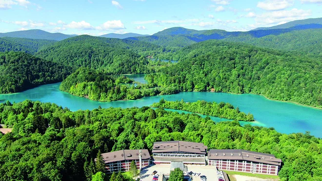 Hotel Jezero v osrčju parka FOTO: Narodni park Plitviška jezera