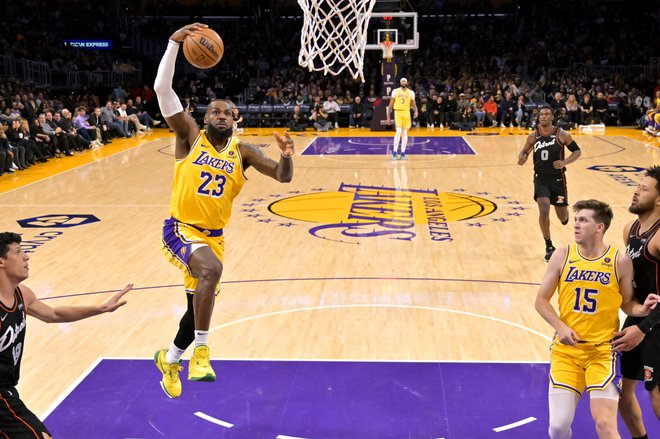 Los Angeles Lakers fin LeBron James so ujeli ritem. FOTO: Jayne Kamin-oncea/Usa Today Sports Via Reuters Con