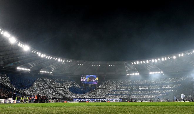 Vue du stade olympique romain.  PHOTO : Alberto Lingría/Reuters