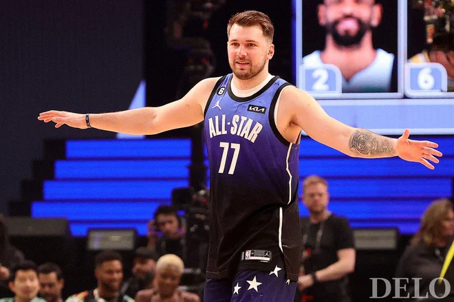 Luka Dončić. FotoTim Nwachukwu/AFP