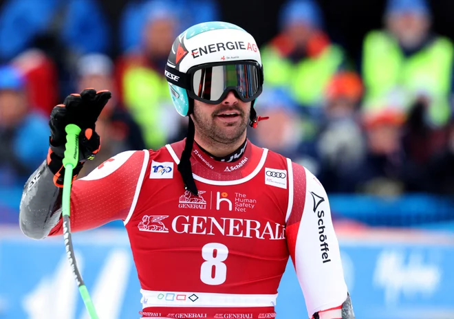 Vincent Kriechmayr je v Kvitfjellu prišel še do druge zmage v sezoni v superveleslomu. FOTO: Reuters