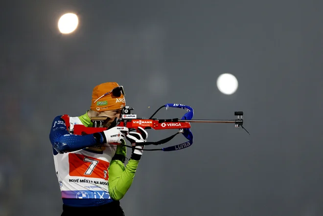 Jakov Fak je za konec pristal na šestem mestu. FOTO: David W Cerny/Reuters