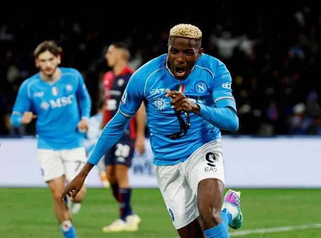 Victor Osimhen je za Napoli nazadnje igral 23. decembra lani. Foto Ciro De Luca/Reuters