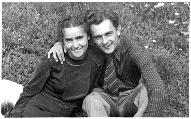 Karel Destovnik Kajuh in njegova velika ljubezen Silva Ponikvar FOTO: Arhiv Nuka