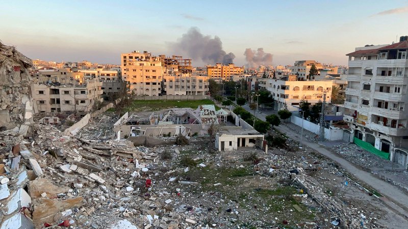 Fotografija: Uničenje v Gazi FOTO: AFP