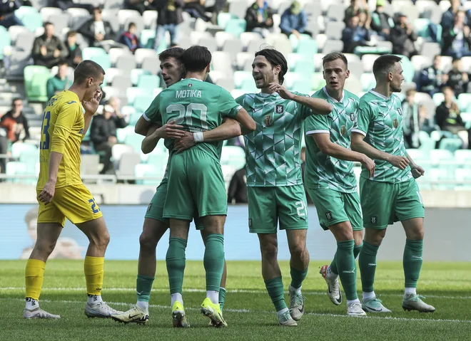 Zeleno-beli proti Domžalčanom strelsko niso bili v dobri dnevni formi, a so iz tekme v tekmo boljši. FOTO: Jože Suhadolnik/Delo