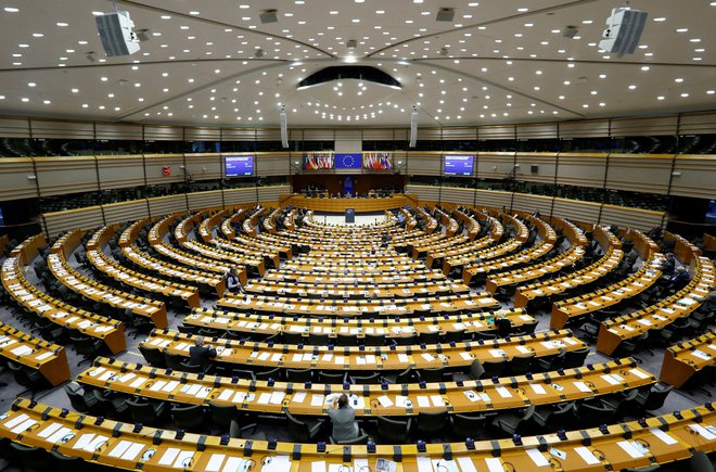 V evropskem parlamentu v Bruslju so poslanske klopi le redko zasedene. FOTO: Yves Herman/Reuters