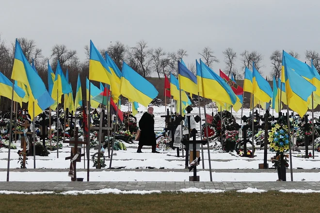 Rusija je Ukrajino napadla 24. februarja 2022. FOTO: Anatolij Stepanov/AFP