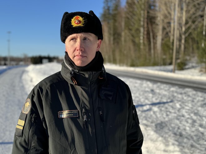 Major Samuel Siljanen je vodja operacij na območju jugovzhodne ­mejne straže. FOTO: Gašper Završnik