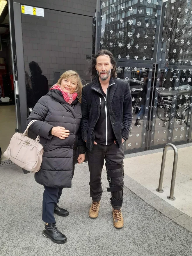 Keanu Reeves v Ljubljani. FOTO: arhiv Žito