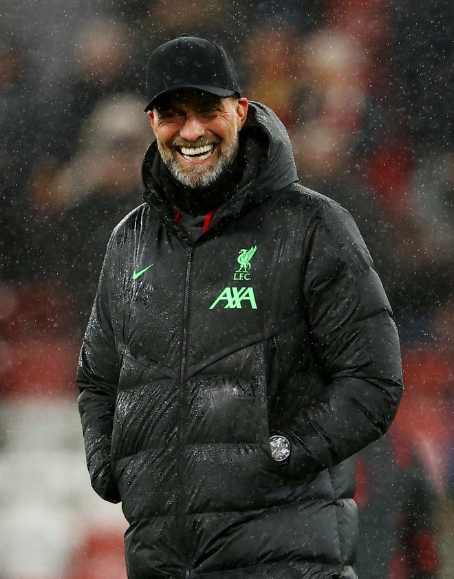 Se trenerju Liverpoola Jürgnu Kloppu nasmiha nova lovorika? FOTO: Molly Darlington/Reuters