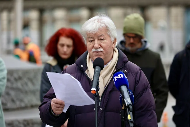 Prva žrtev vojne je resnica, je dejal Branko Soban. FOTO: Črt Piksi