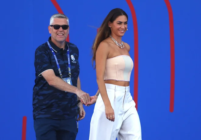 Melissa Satta ni več v zvezi z Matteom Berrettinijem. FOTO: Carl Recine/Reuters