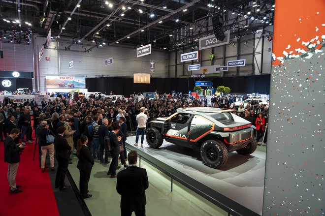 Dacia sandrider kot napoved udeležbe te znamke na prihodnjem reliju Dakar FOTO: Geneva Motor Show
